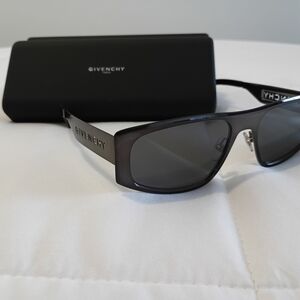 Givenchy Women's Avant Garde Shiny Palladium Frame Sunglasses